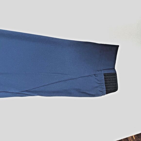 ADIDAS Golf Men's XL Blue Full Front Zip Jacket Pockets Stretch Cuffs Drawstring - Picture 5 of 13
